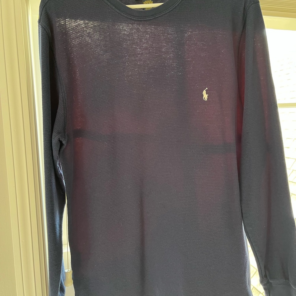 Polo by Ralph Lauren Men's Dark Blue Long Sleeve Tee